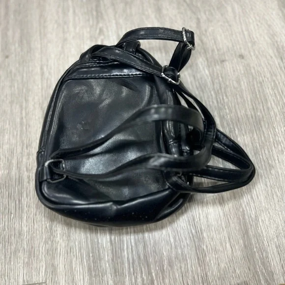 Black Mini Backpack - Picture 4 of 5